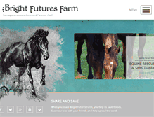 Tablet Screenshot of brightfuturesfarm.org
